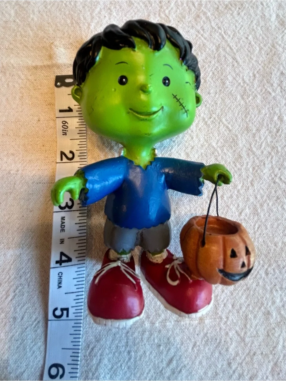 Whimsical Spooky Halloween Figurines Trick or Treaters - Set of 4